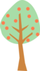 Peach Tree Clip Art